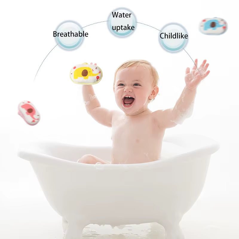 Baby Cotton Shower Bath Sponge