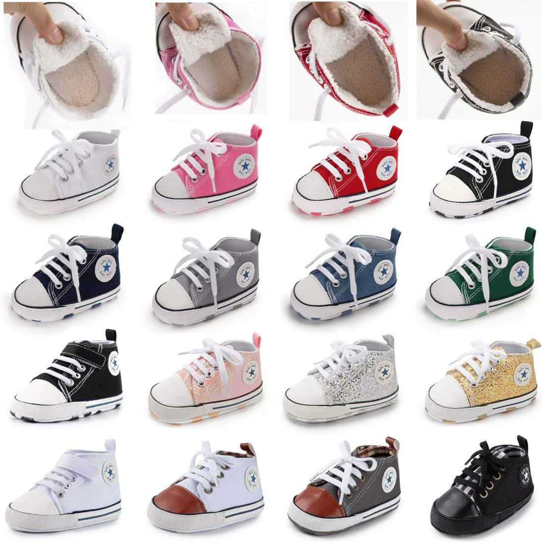 Unisex Baby High Top Sneaker